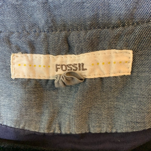 Women’s Fossil Double Pocket Denim Tank Dress - Picture 13 of 16